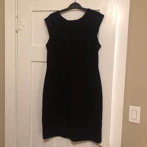 Black Stretch Halogen Sheath Dress, Sz L